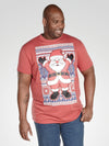 SNOWFLAKE -D555 Red Marl D555 Christmas T-Shirts