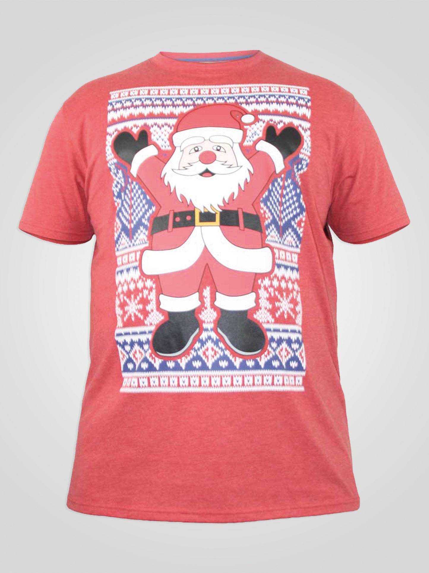 SNOWFLAKE -D555 Red Marl D555 Christmas T-Shirts